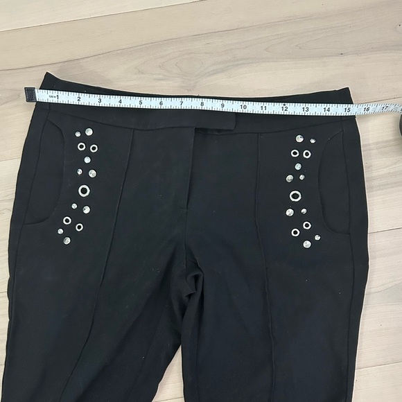 Arden B Pocket Studded Black Dress Pants Size 2 - Picture 4 of 16